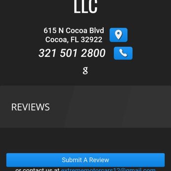 Extreme Motorcars - What ever you do don't buy anything from this company. Please read the reviews. - Car Dealers Near Me - Cocoa, Florida Extreme Motorcars - What ever you do don't buy anything from this company. Please read the reviews. - Car Dealers Near Me - Cocoa, Florida