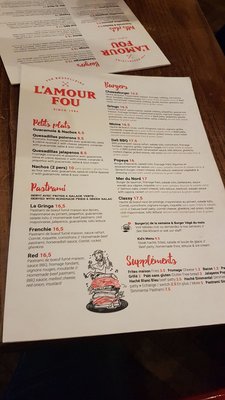 Menu photo 1 L'Amour Fou Ixelles, BRU