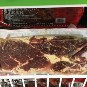 Dollar Tree - 1/8" thick and mechanically separated, but it's technically a rib-eye steak for a buck. - Discount Store Near Me - Chesapeake, Virginia
