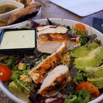 The Barrel Room - Southwest chicken salad and grilled rustic bread - New American Near Me - Chesapeake, Virginia The Barrel Room - Southwest chicken salad and grilled rustic bread - New American Near Me - Chesapeake, Virginia