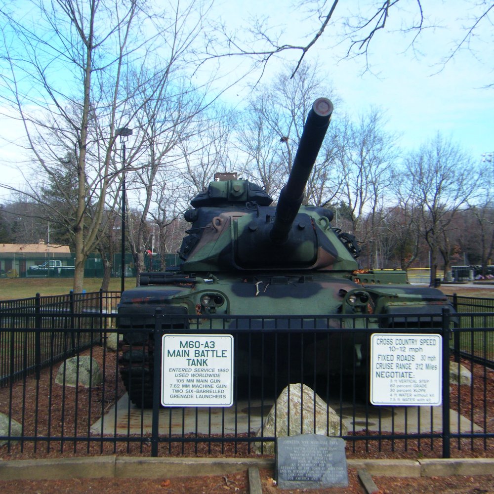 Johnston Memorial Park - M-60 tank - Parks Near Me - Johnston, Rhode Island Johnston Memorial Park - M-60 tank - Parks Near Me - Johnston, Rhode Island