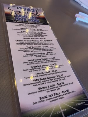 Menu photo 5 1942 Social Stockbridge, GA Menu photo 5 1942 Social Stockbridge, GA