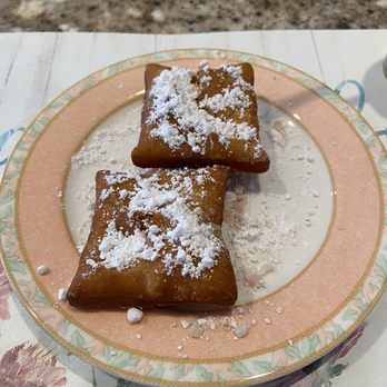 Two Eggs - Beignets with my own powdered sugar - Breakfast & Brunch Near Me - Conyers, Georgia
