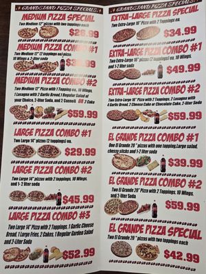 Menu photo 3 Grandstand Pizza El Cajon, CA Menu photo 3 Grandstand Pizza El Cajon, CA