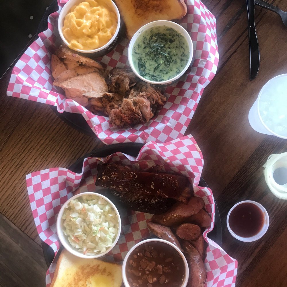 Two 2 Meat Plate!! Very well prepared dishes, totally recommended to get a quick bite!