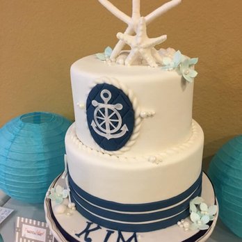 Cake Barn - Nautical Themed Birthday/House Warming. Those starfish are edible! - Bakeries Near Me
