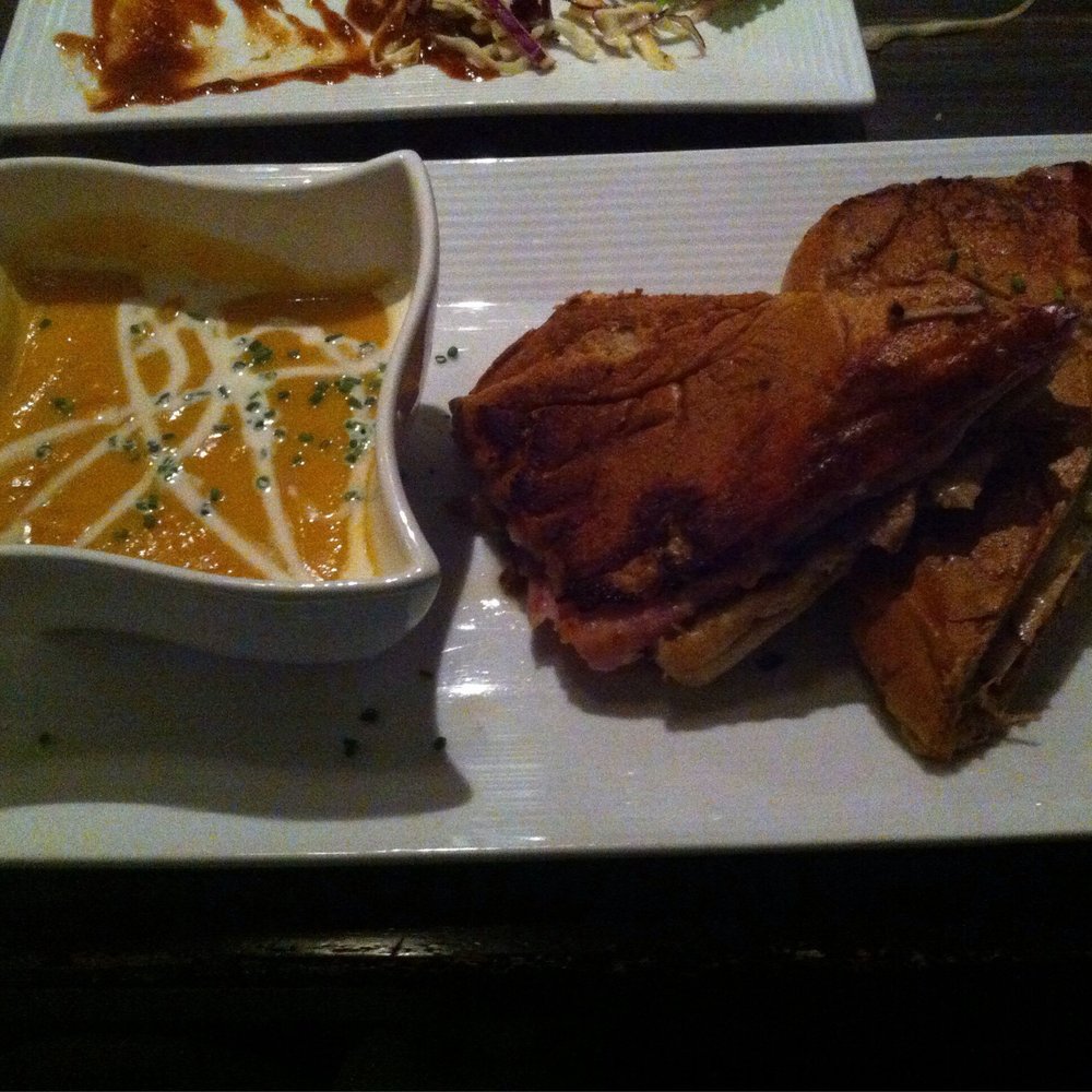 Sisserou's Caribbean Restaurant & Catering - Cuban sandwich w/butternut squash soup! Mmm! - Caribbean Near Me - Tulsa, Oklahoma Sisserou's Caribbean Restaurant & Catering - Cuban sandwich w/butternut squash soup! Mmm! - Caribbean Near Me - Tulsa, Oklahoma