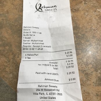 Rehman Sweets - Halal Near Me - Villa Park, Illinois Rehman Sweets - Halal Near Me - Villa Park, Illinois