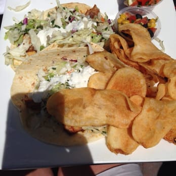 Boathouse Cantina - Fish tacos. Great chips. - Burgers Near Me - Salida, Colorado
