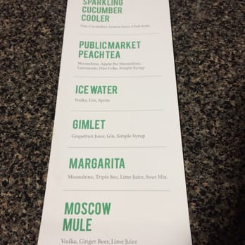 Black Button Distilling - Spring 2015 cocktail menu - Distilleries Near Me - Rochester, New York