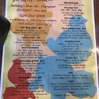 Wakin' Bakin' - Breakfast menu - Breakfast & Brunch Near Me - New Orleans, Louisiana Wakin' Bakin' - Breakfast menu - Breakfast & Brunch Near Me - New Orleans, Louisiana