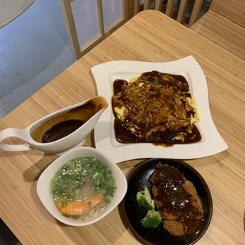 Kyuramen - Cherry Hill - Tonkatsu Omurice with demiglaze - Ramen Near Me - Cherry Hill, New Jersey