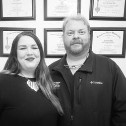 The Timeless MedSpa - Front Desk Manager and the wonderful medical director Dr. Jeremy Timmer, MD.