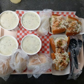 Pike Place Chowder - Clam chowder with Dungeness crab rolls. Total: over $75! - Seafood Near Me - Seattle, Washington Pike Place Chowder - Clam chowder with Dungeness crab rolls. Total: over $75! - Seafood Near Me - Seattle, Washington