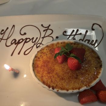 Ruth's Chris Steak House - Crème brûlée with strawberries - Steakhouses Near Me - Markham, Ontario