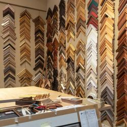 A fun benefit of designing a Custom Frame here is we can sometimes give you a bonus tour of our production facilities.