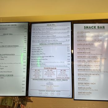 JTEA 1960 - Menu - Bubble Tea Near Me - Houston, Texas