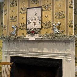 Fort Hunter Mansion & Park - This was the fireplace in the festival of trees that was in Christmas season 2025