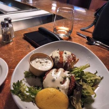 Squaxin Island Seafood Bar - Half eaten crab cakes - Seafood Near Me - Shelton, Washington