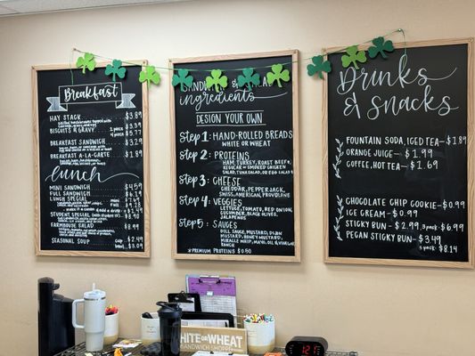 White Or Wheat Sandwich Shoppe by null