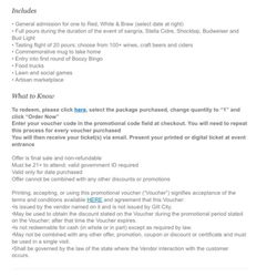 Drink The District - The voucher instructions