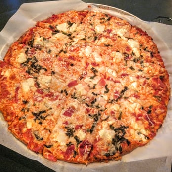 Manchester's Grill - Margarita pizza with ricotta and prosciutto hold the mushrooms. - Pizza Near Me - Raleigh, North Carolina Manchester's Grill - Margarita pizza with ricotta and prosciutto hold the mushrooms. - Pizza Near Me - Raleigh, North Carolina