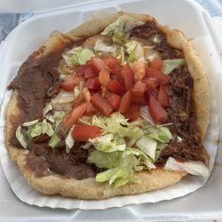 Mona's Fry Bread - Chili combo fry bread