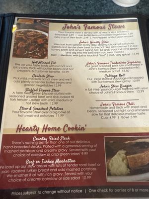 Menu photo 4 John's Famous Stew Indianapolis, IN