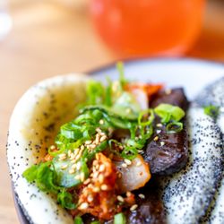 Liholiho Yacht Club - Poppyseed Beef Tongue Steam Bun ($24)