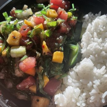 Zeke's - Sweet & Spicy Poke served with Sushi Rice - Acai Bowls Near Me - Chesapeake, Virginia