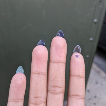 MC Prime Nails Studio - There's nail polish literally on my finger. These photos are from AFTER they "fixed" my nails without my consent. - Nail Salons Near Me - Brooklyn, New York MC Prime Nails Studio - There's nail polish literally on my finger. These photos are from AFTER they "fixed" my nails without my consent. - Nail Salons Near Me - Brooklyn, New York