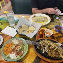 Mr. Tequila Mexican Restaurant - Bistec Mr. Tequila and Burrito Grande