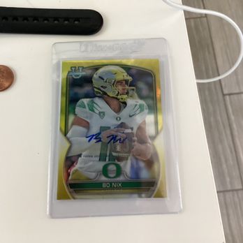 Lucky Box Sports Cards - Pulled this nice card the guy was super and told us how to grade a card.over all the shop is really good - Hobby Shops Near Me - Cornelius, North Carolina Lucky Box Sports Cards - Pulled this nice card the guy was super and told us how to grade a card.over all the shop is really good - Hobby Shops Near Me - Cornelius, North Carolina