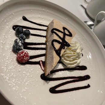 Mare Rooftop - Blueberry cheesecake. I'm not a cheesecake fan but this is the BEST cheesecake I have ever had! - Seafood Near Me - Providence, Rhode Island Mare Rooftop - Blueberry cheesecake. I'm not a cheesecake fan but this is the BEST cheesecake I have ever had! - Seafood Near Me - Providence, Rhode Island