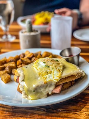 Photo of Lido Restaurant & Lounge - Pismo Beach, CA, US. Croque Madame