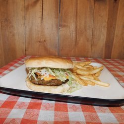 Lora's Authentic Mexican Restaurant - Cheese Burger with Fries