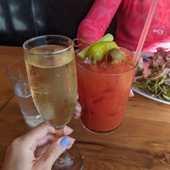 Sam's Anchor Cafe - Prosecco and spicy bloody mary - Seafood Near Me - Tiburon, California Sam's Anchor Cafe - Prosecco and spicy bloody mary - Seafood Near Me - Tiburon, California