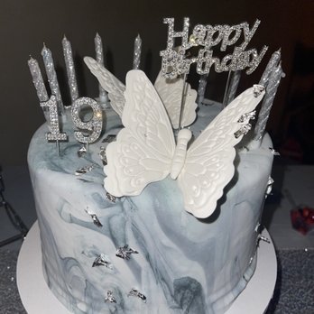 Van Bakery - a birthday cake with a butterfly decoration - Bakeries Near Me - Los Angeles, California Van Bakery - a birthday cake with a butterfly decoration - Bakeries Near Me - Los Angeles, California
