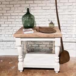Heirlooms and Hardware - Custom Walnut Butcher Block Kitchen Island and Accessories