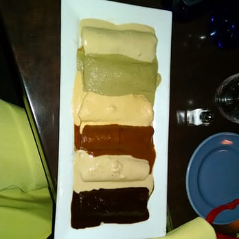 NRebozo - Fiest mole. So strange and way too sweet! The best one is the one in the middle though. - Mexican Near Me - Forest Park, Illinois NRebozo - Fiest mole. So strange and way too sweet! The best one is the one in the middle though. - Mexican Near Me - Forest Park, Illinois