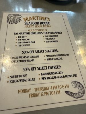 Menu photo 6 Martini's Fredericksburg, TX