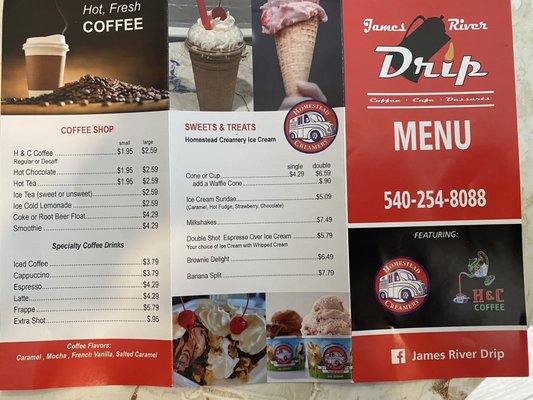 Menu photo 2 James River Drip Buchanan, VA