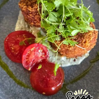 Morning Table - Jumbo Lump Crab Cakes appetizer with jalepeno tartar sauce. Delicious! - Breakfast & Brunch Near Me - Waxahachie, Texas Morning Table - Jumbo Lump Crab Cakes appetizer with jalepeno tartar sauce. Delicious! - Breakfast & Brunch Near Me - Waxahachie, Texas