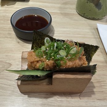 Sushi REV - Spicy Tuna Hand Roll - Sushi Bars Near Me - Irvine, California Sushi REV - Spicy Tuna Hand Roll - Sushi Bars Near Me - Irvine, California