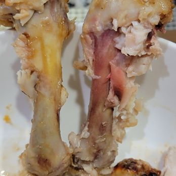 Goobne Chicken - Normal vs uncooked. Those were in the same box. - Chicken Shop Near Me - Torrance, California
