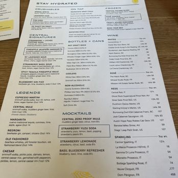 Central Restaurants - Vancouver Bentall - Menu - Sushi Bars Near Me - Vancouver, British Columbia