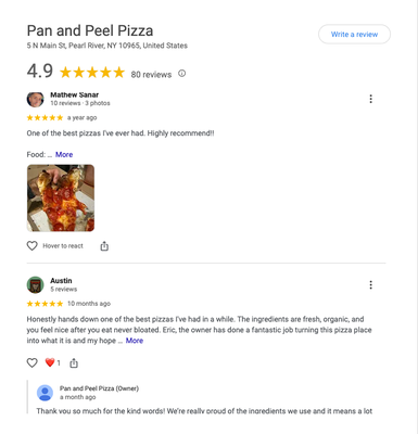 Menu photo 1 Pan and Peel Pizza Pearl River, NY Menu photo 1 Pan and Peel Pizza Pearl River, NY