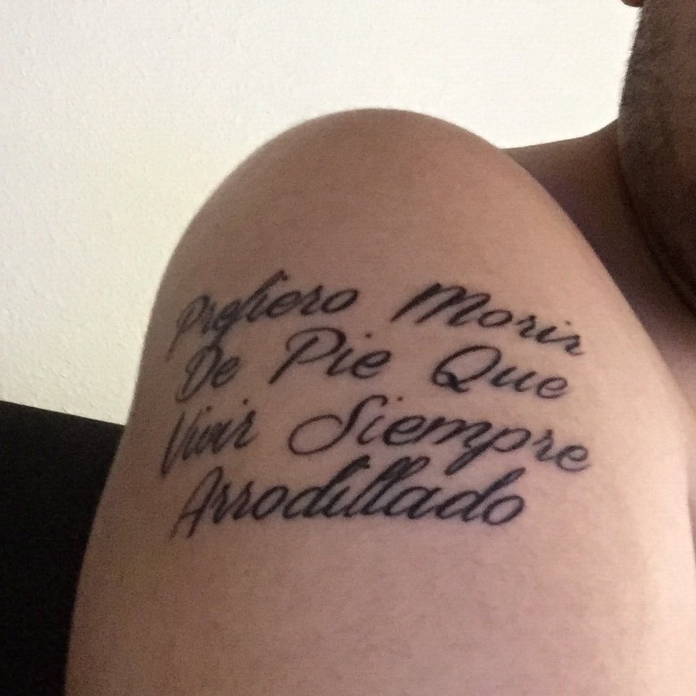 Hidden City Tattoo - Cursive quote! - Tattoo Near Me - Temecula , California Hidden City Tattoo - Cursive quote! - Tattoo Near Me - Temecula , California