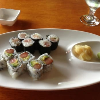 Momo Sushi - 7/2013: 2 sushi rolls at lunch. Small & more rice than fish. Ok, not great. Expected more based on other Yelp photos. - Japanese Near Me - Milford, Connecticut