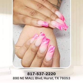 Crystal Nail Bar - Fall in love with our classic  medium nail art! From intricate designs to simple elegance, we've got the perfect style to suit your mood - Waxing Near Me - Fort Worth, Texas